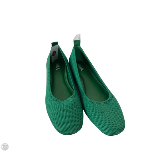 Shoes Flats By Mia In Green, Size: 8