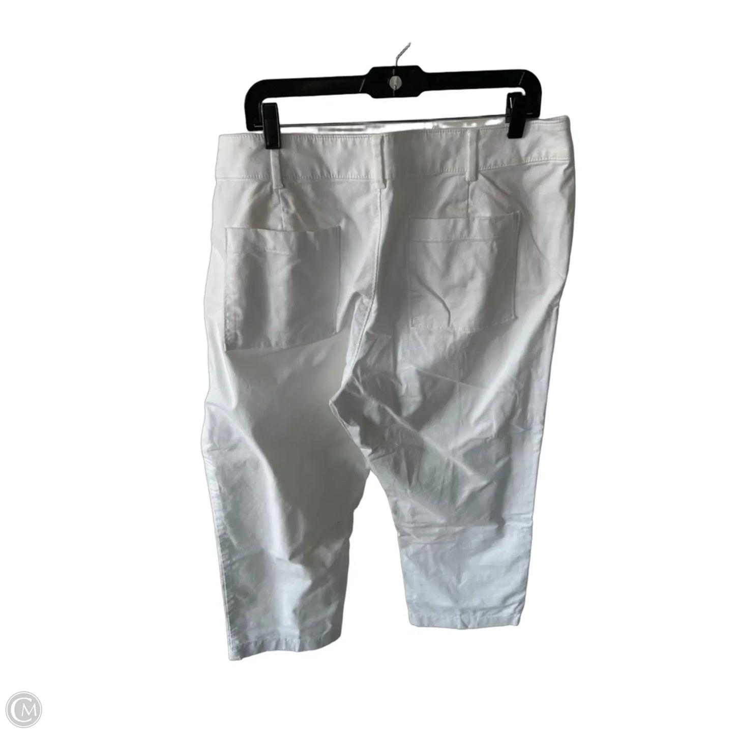 Pants Cropped By Loft In White, Size: 16