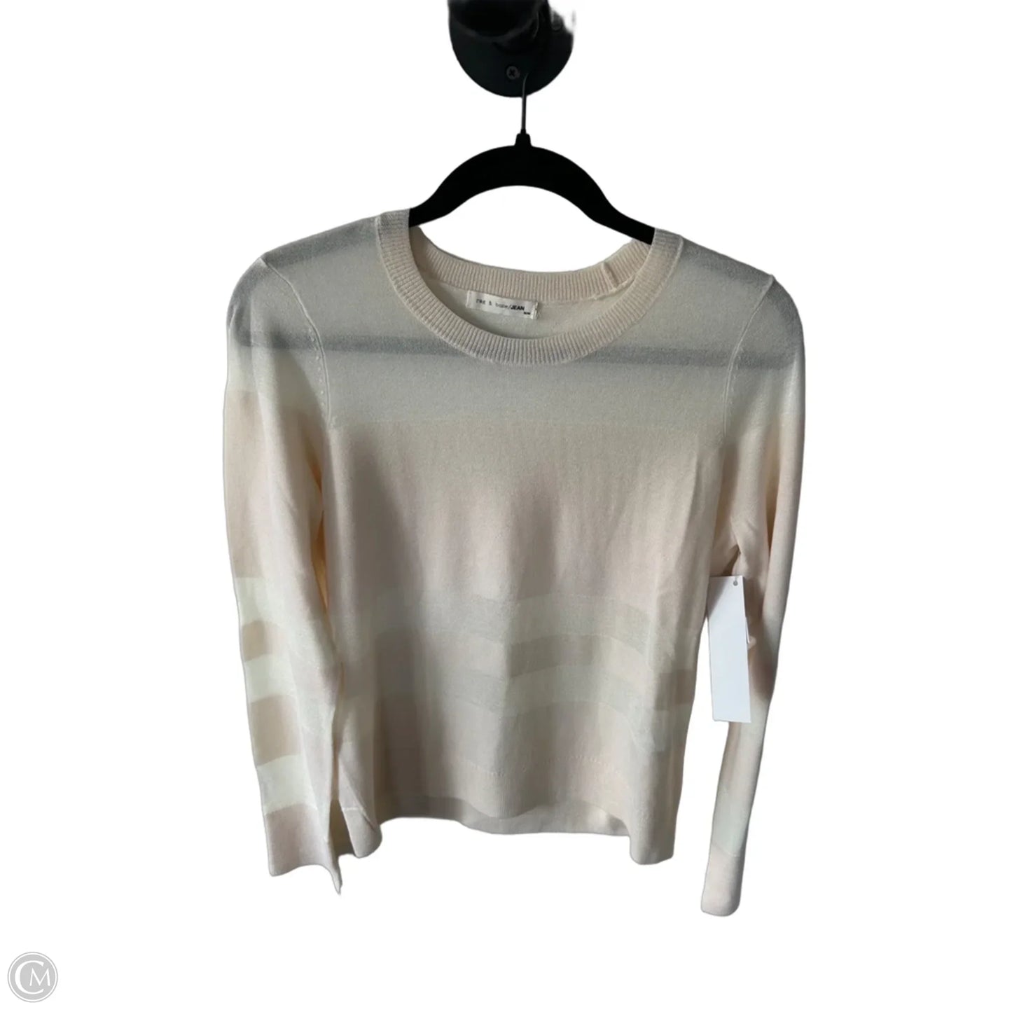 Sweater By Rag And Bone In Cream & White, Size: M
