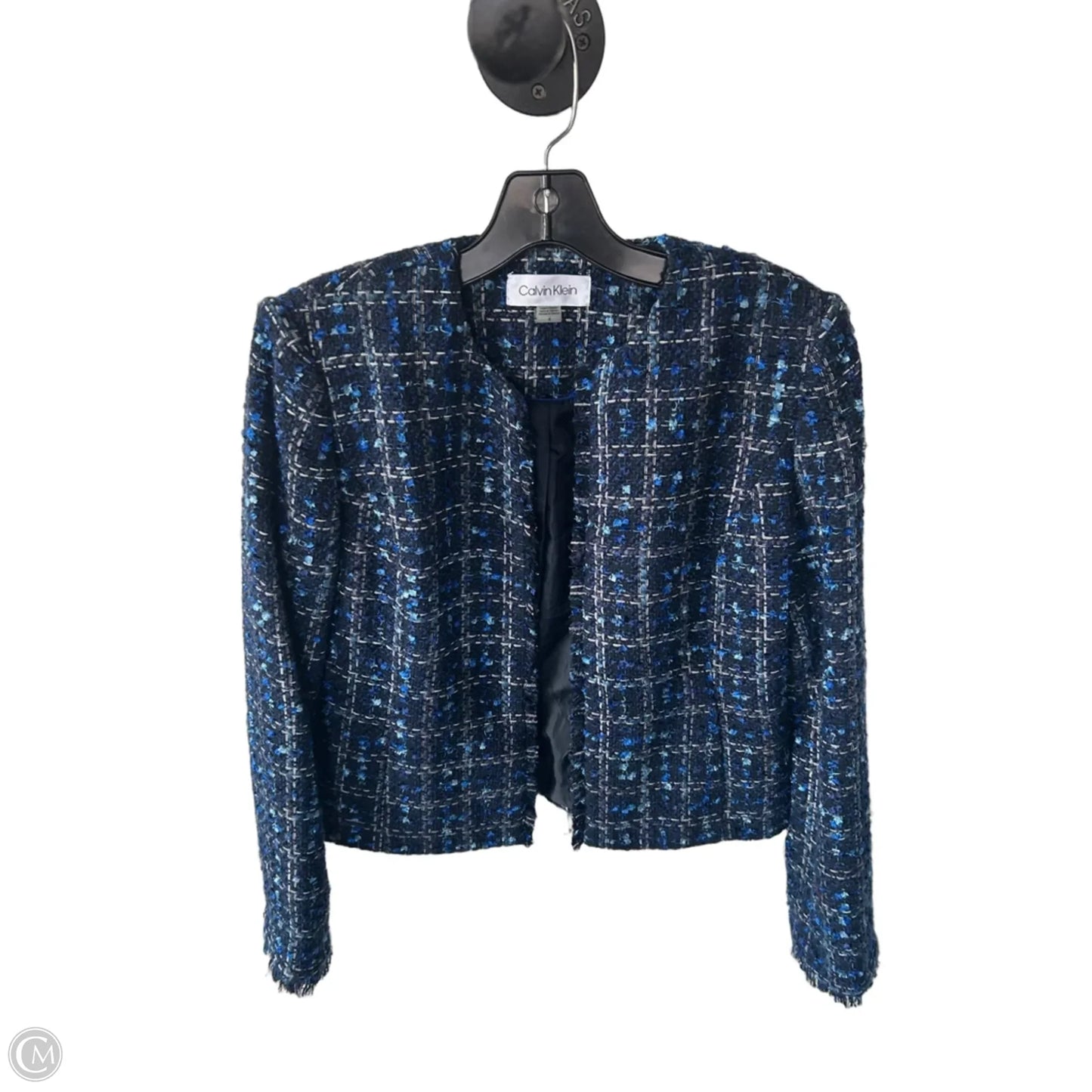 Blazer By Calvin Klein In Blue, Size: S