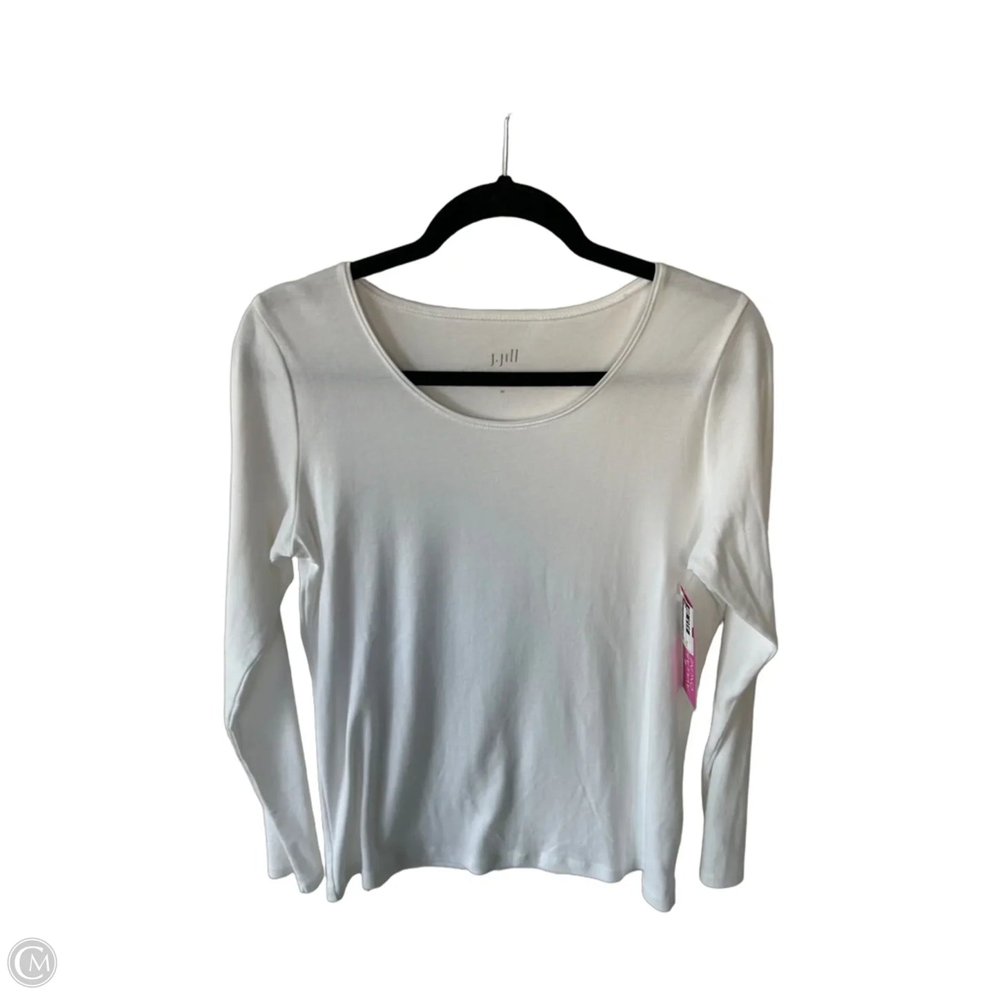 Top Long Sleeve Basic By J. Jill In White, Size: M