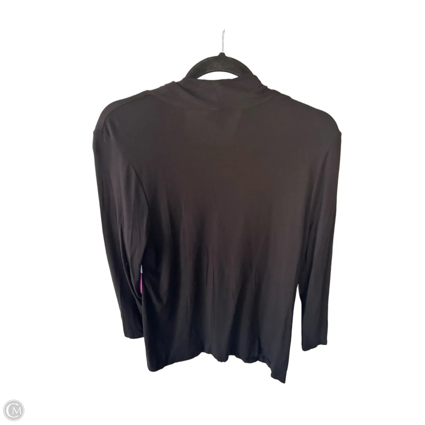 Top 3/4 Sleeve By Talbots In Black, Size: M