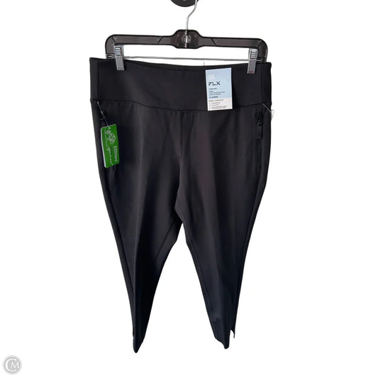 Athletic Leggings By Flx In Black, Size: 16