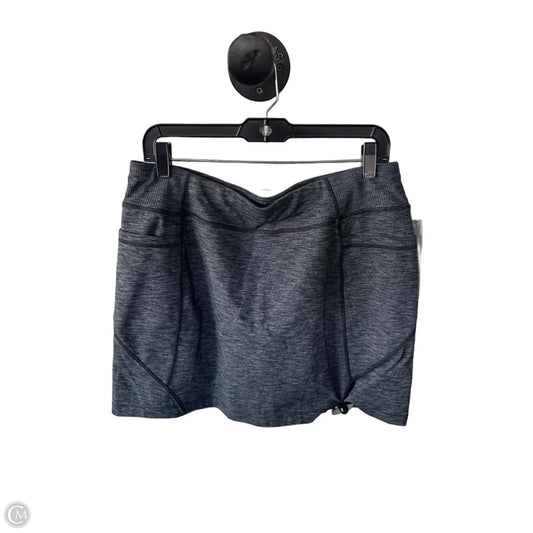 Athletic Skort By Athleta In Grey, Size: 12