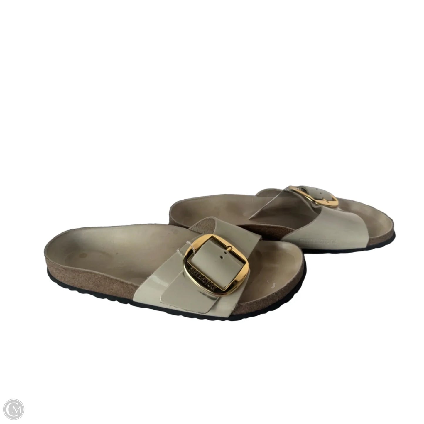 Sandals Flats By Birkenstock In Cream, Size: 9