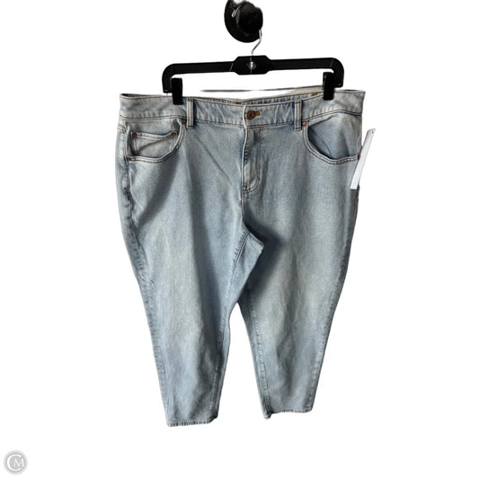 Jeans Straight By Talbots In Blue Denim, Size: 18
