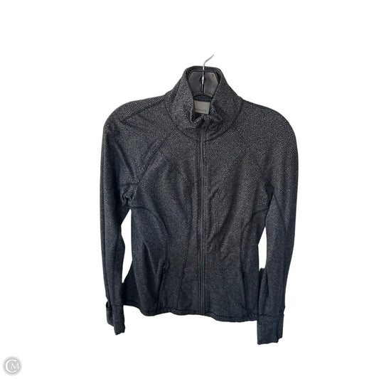 Athletic Jacket By Athleta In Black & Grey, Size: Xs