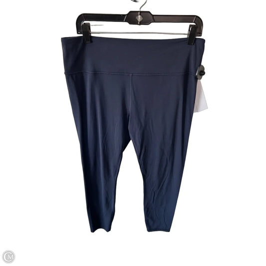 Athletic Leggings By Athleta In Blue, Size: 16