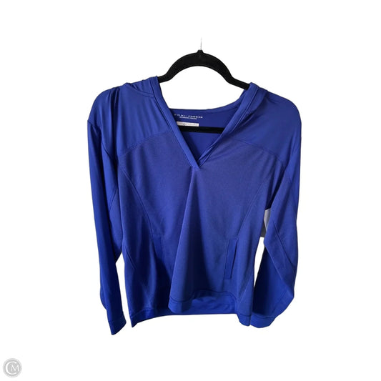 Athletic Top Long Sleeve Hoodie By Columbia In Blue, Size: L