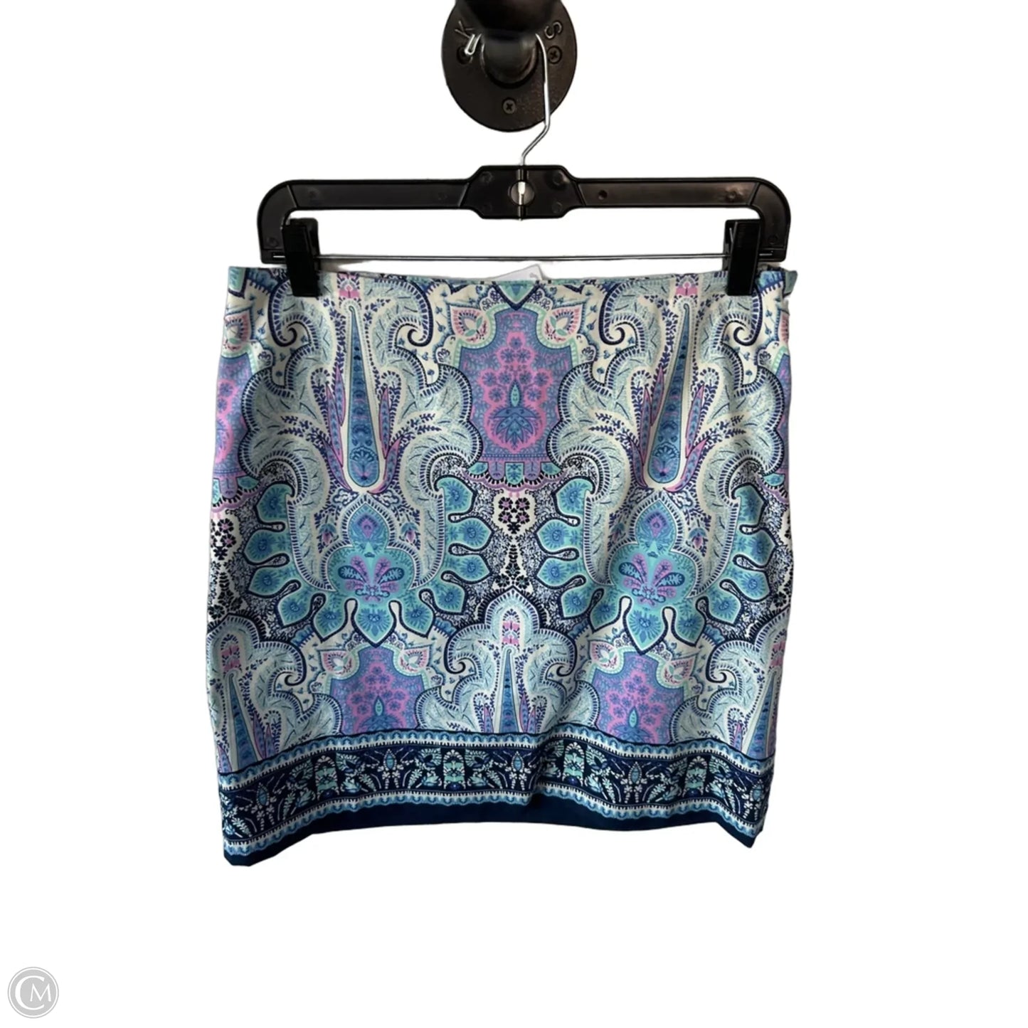 Skirt Mini & Short By Talbots In Blue & White, Size: 6