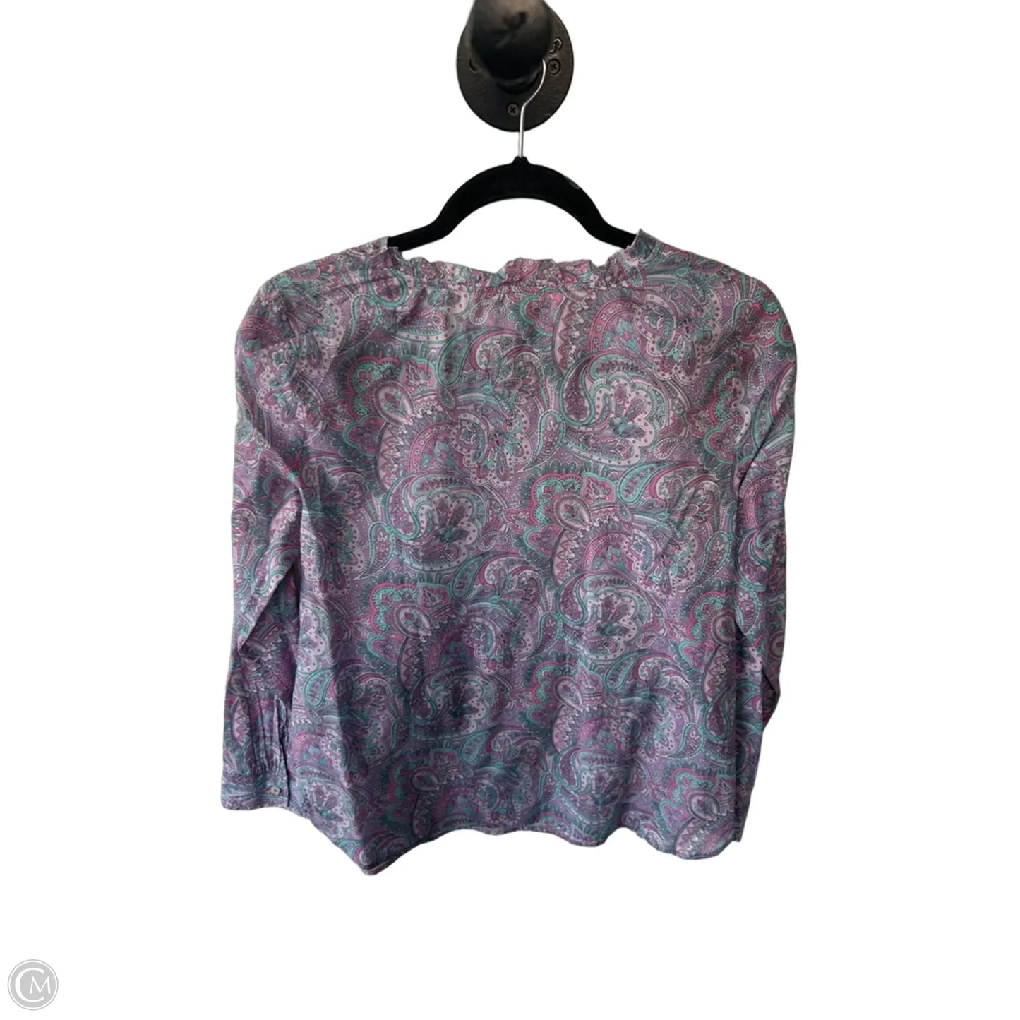 Top Long Sleeve By Talbots In Purple, Size: Mp