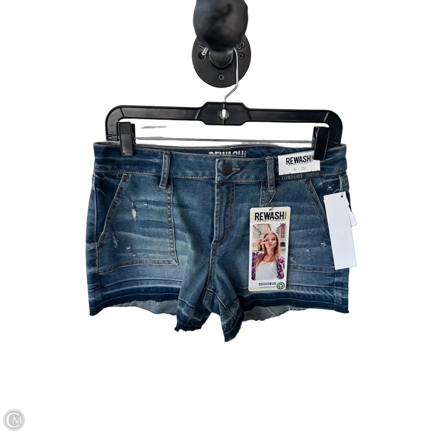 Shorts By Rewash In Blue Denim, Size: 6
