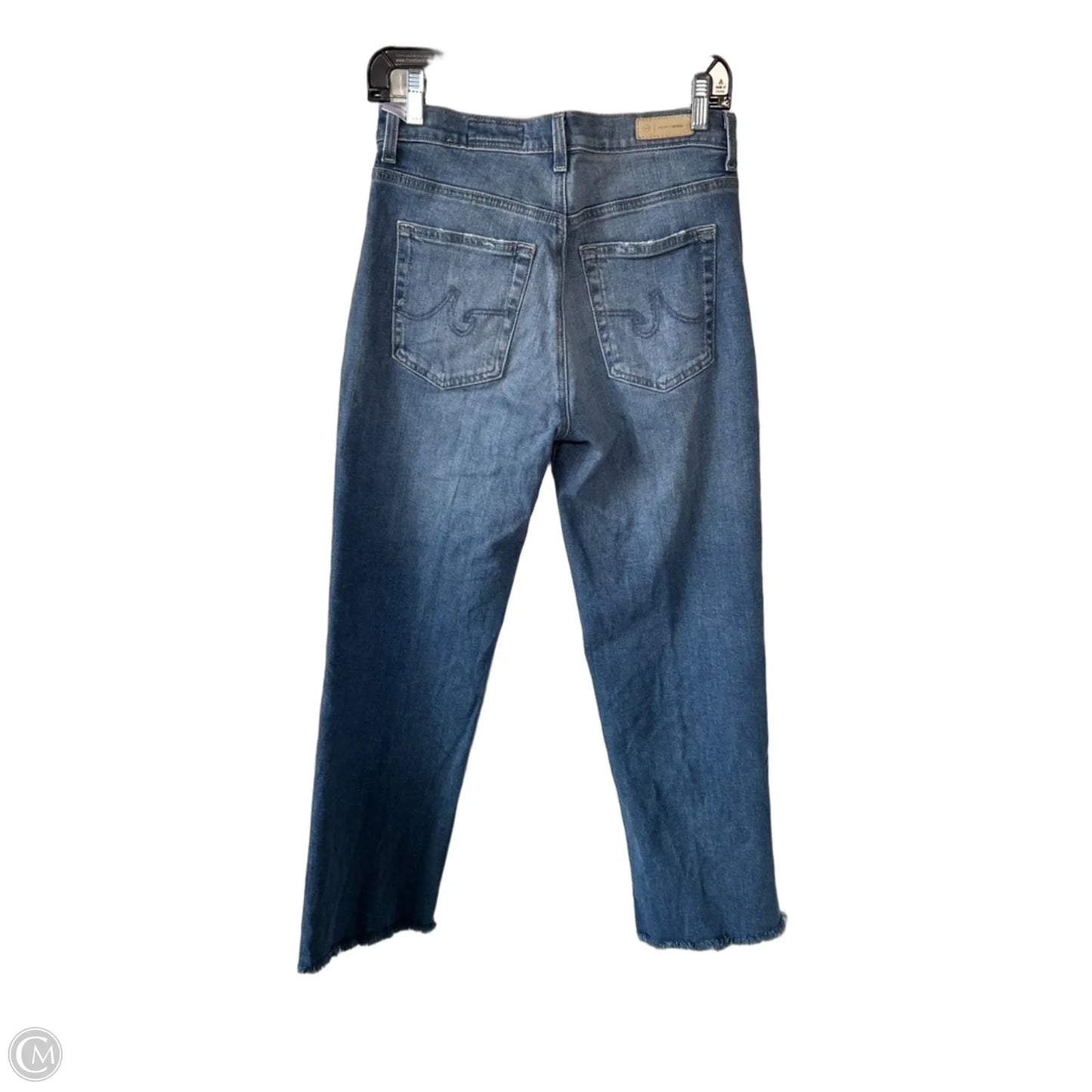 Jeans Straight By Adriano Goldschmied In Blue Denim, Size: 2