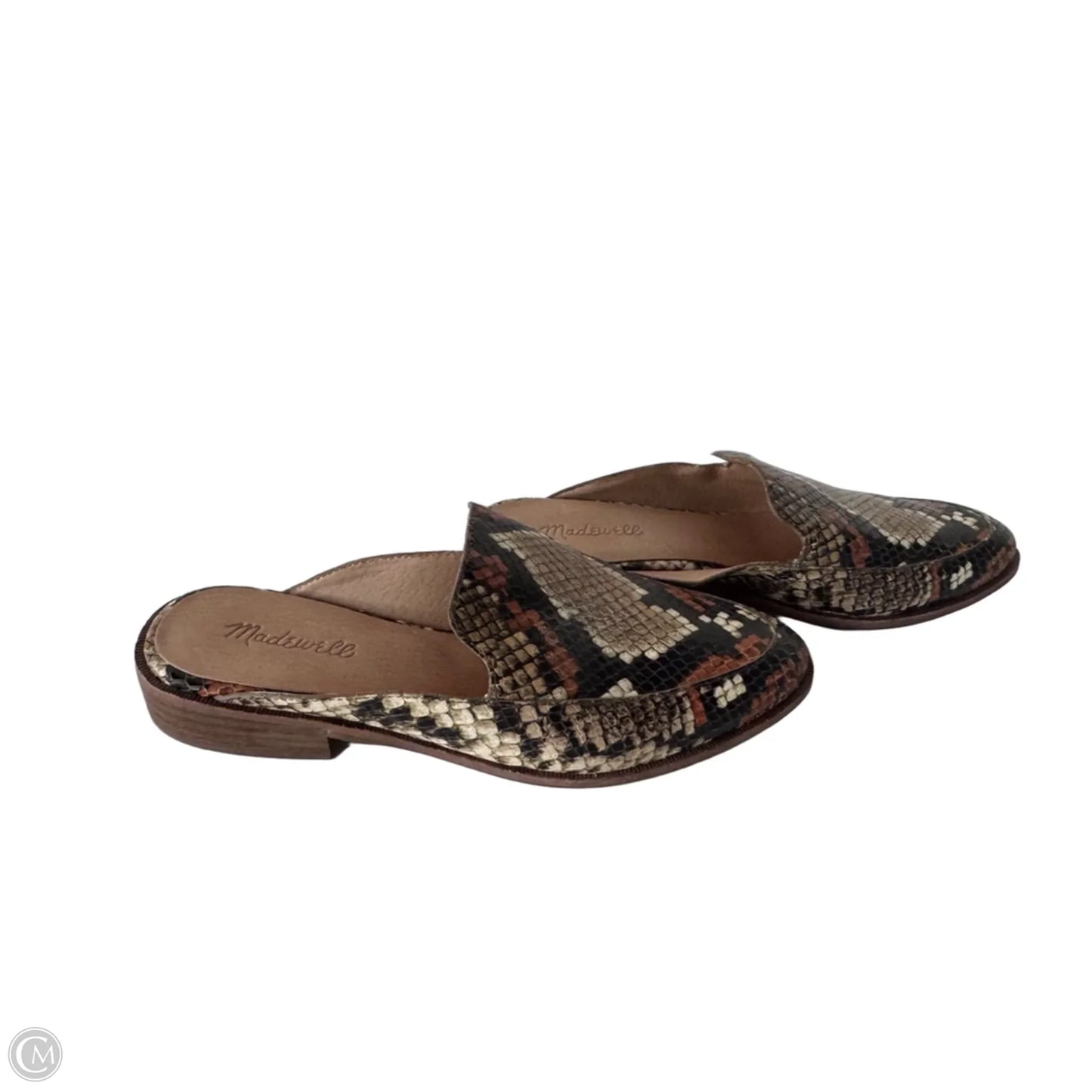 Shoes Flats By Madewell In Black & Tan, Size: 7.5