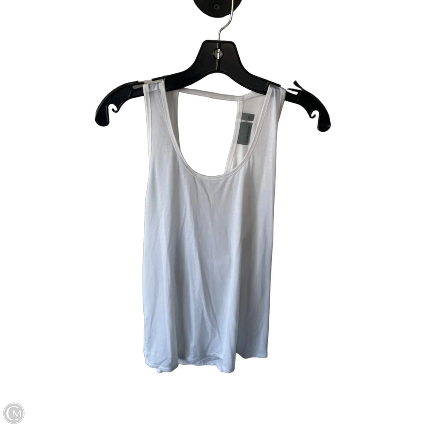 Athletic Tank Top By Athleta In White, Size: L
