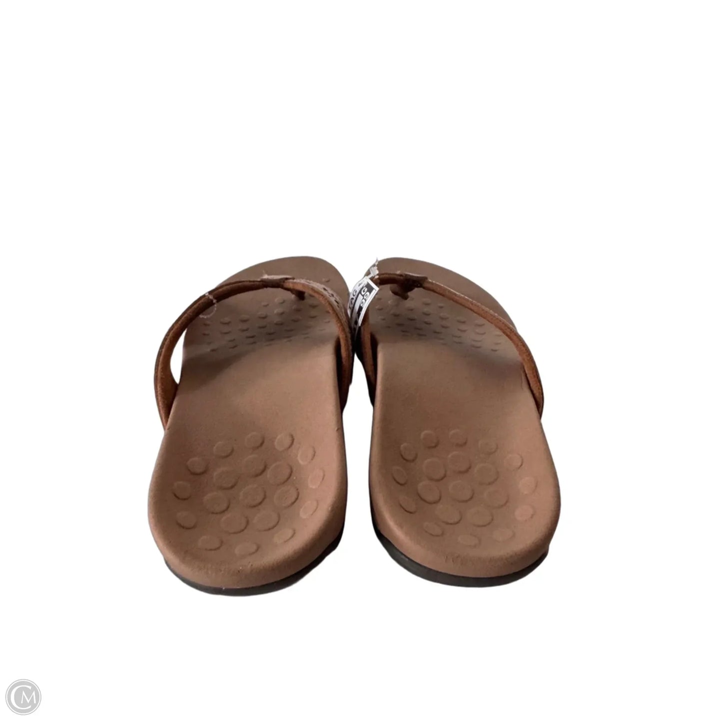 Sandals Flip Flops By Vionic In Tan, Size: 7