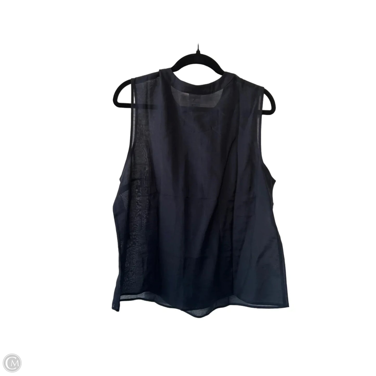 Top Sleeveless By Cabi In Navy, Size: Xl