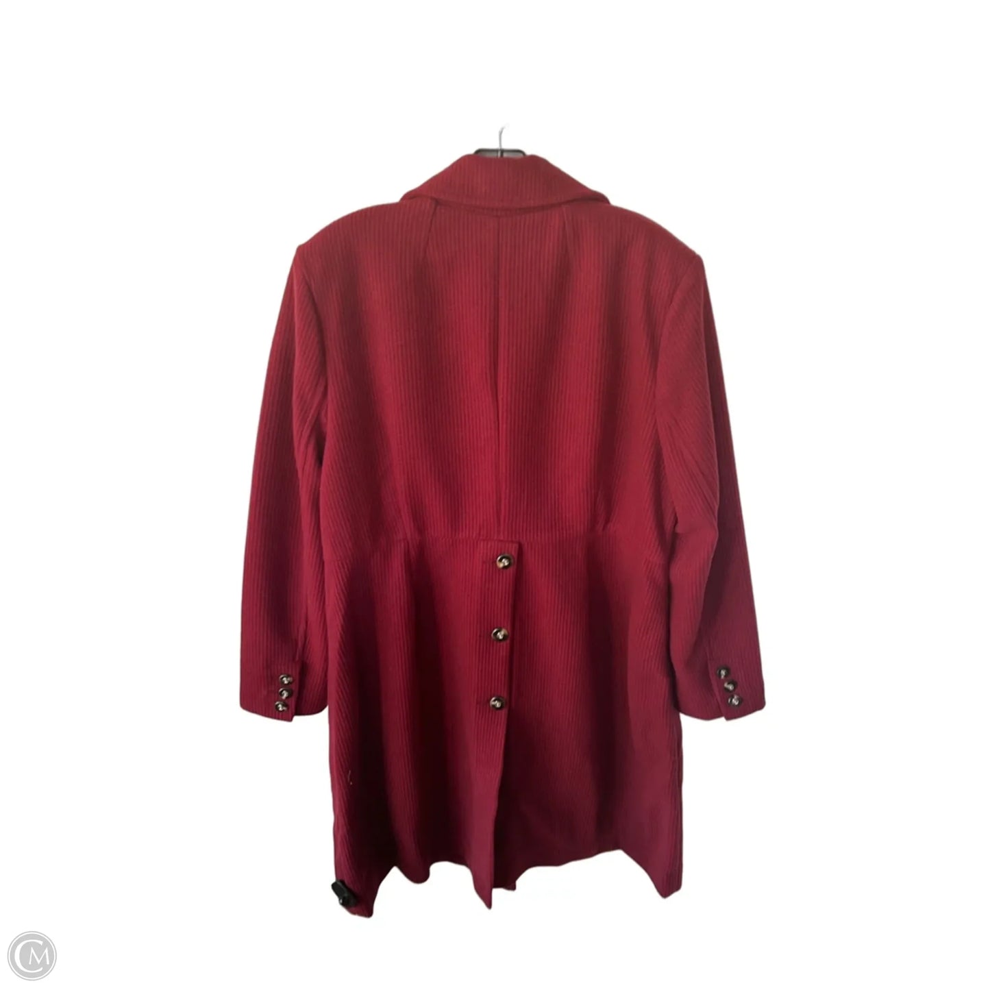 Coat Peacoat By Cabi In Red, Size: Xl