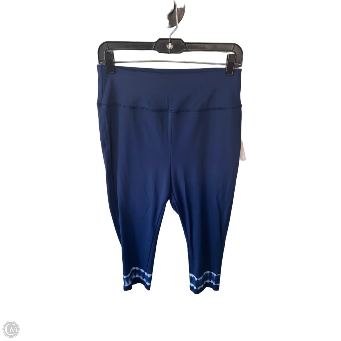 Athletic Capris By Talbots In Blue & White, Size: 8
