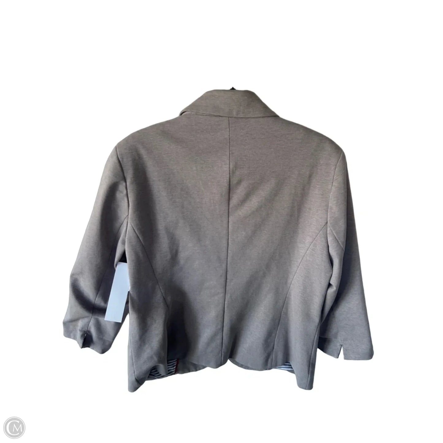 Blazer By Nicole Miller In Tan, Size: Xl