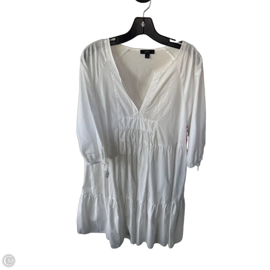 Dress Casual Midi By J. Crew In White, Size: S