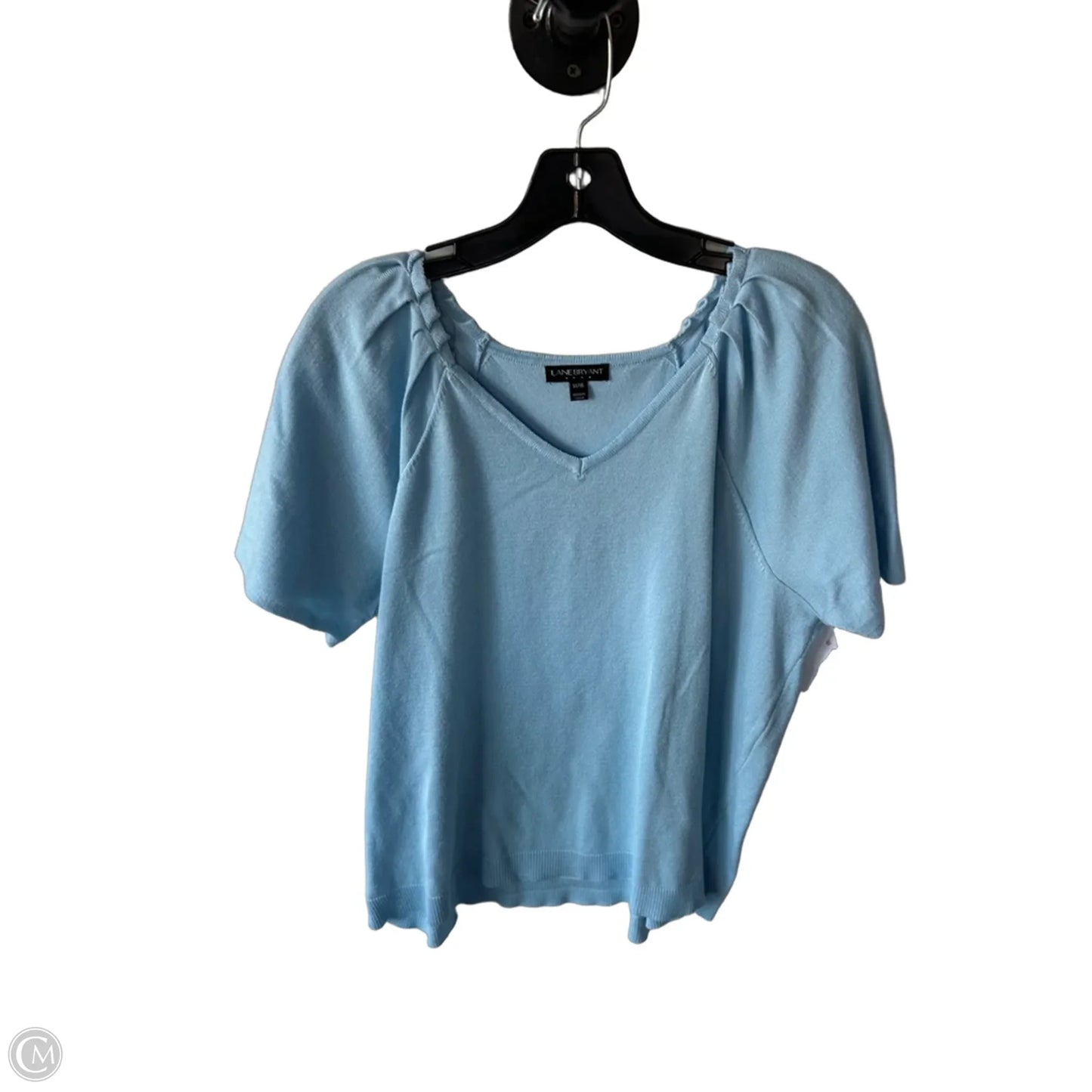 Sweater Short Sleeve By Lane Bryant In Blue, Size: Xl