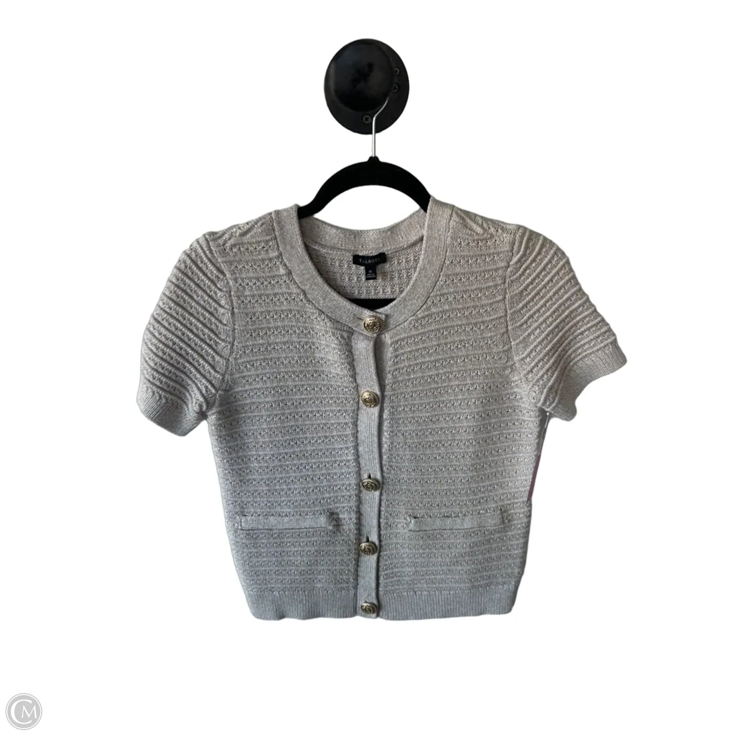 Sweater Short Sleeve By Talbots In Beige, Size: Xs