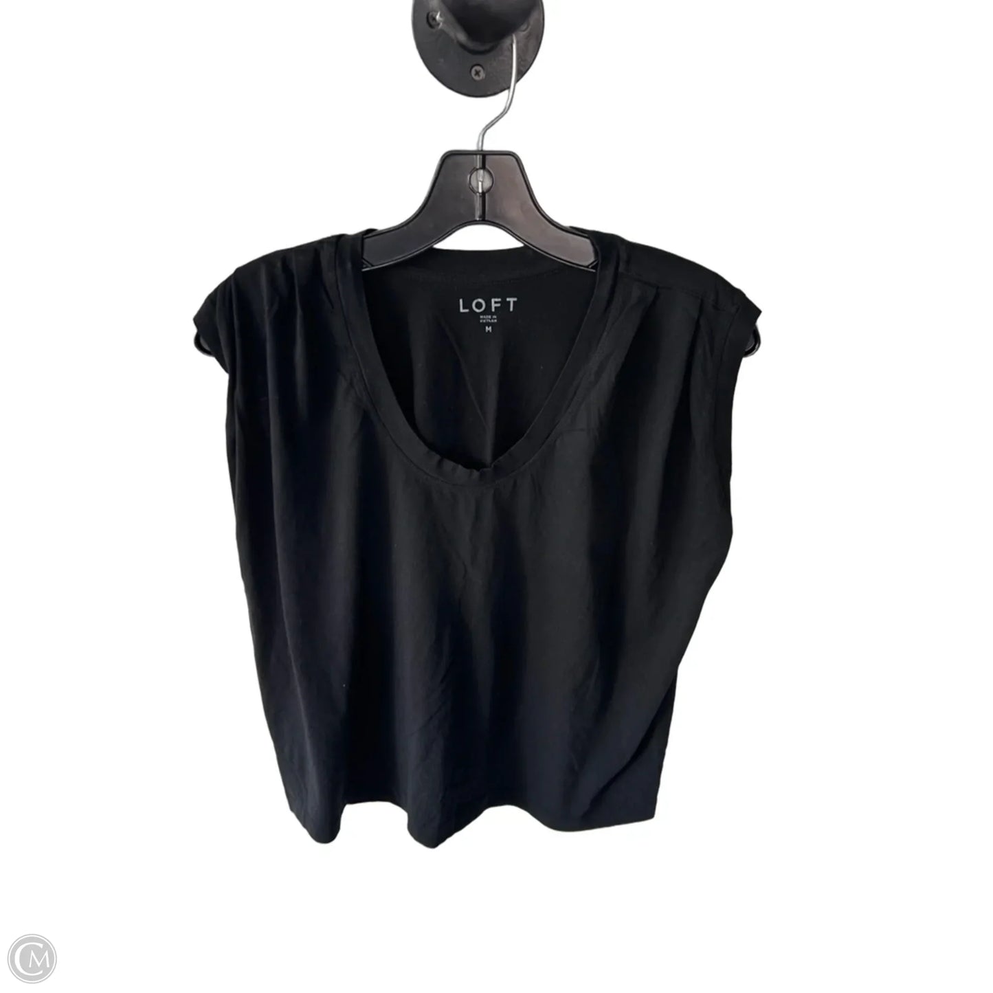Top Sleeveless Basic By Loft In Black, Size: M