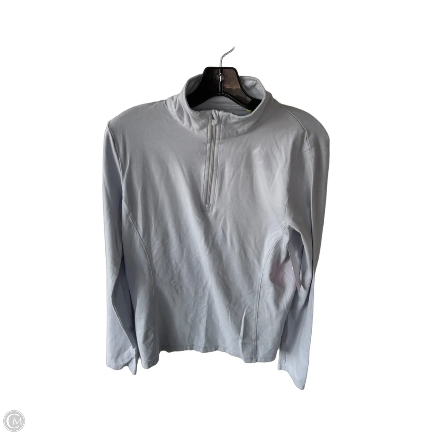 Athletic Top Long Sleeve Collar By Clothes Mentor In Blue, Size: M