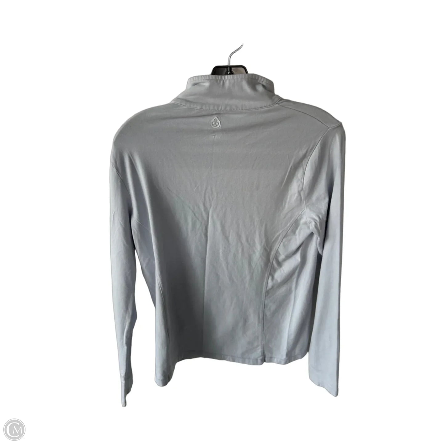 Athletic Top Long Sleeve Collar By Clothes Mentor In Blue, Size: M