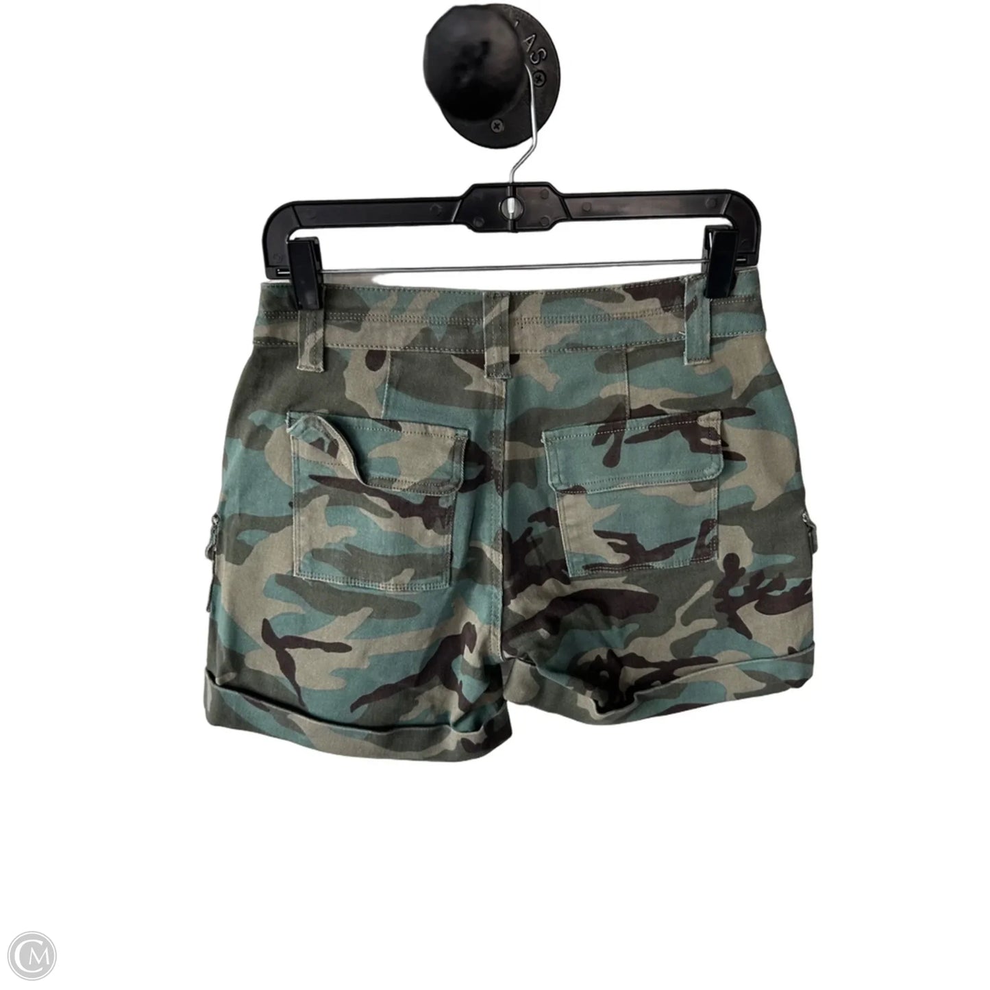 Shorts By Clothes Mentor In Green & Tan, Size: 8