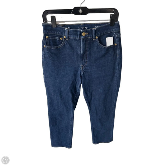 Jeans Straight By J. Crew In Blue Denim, Size: 4