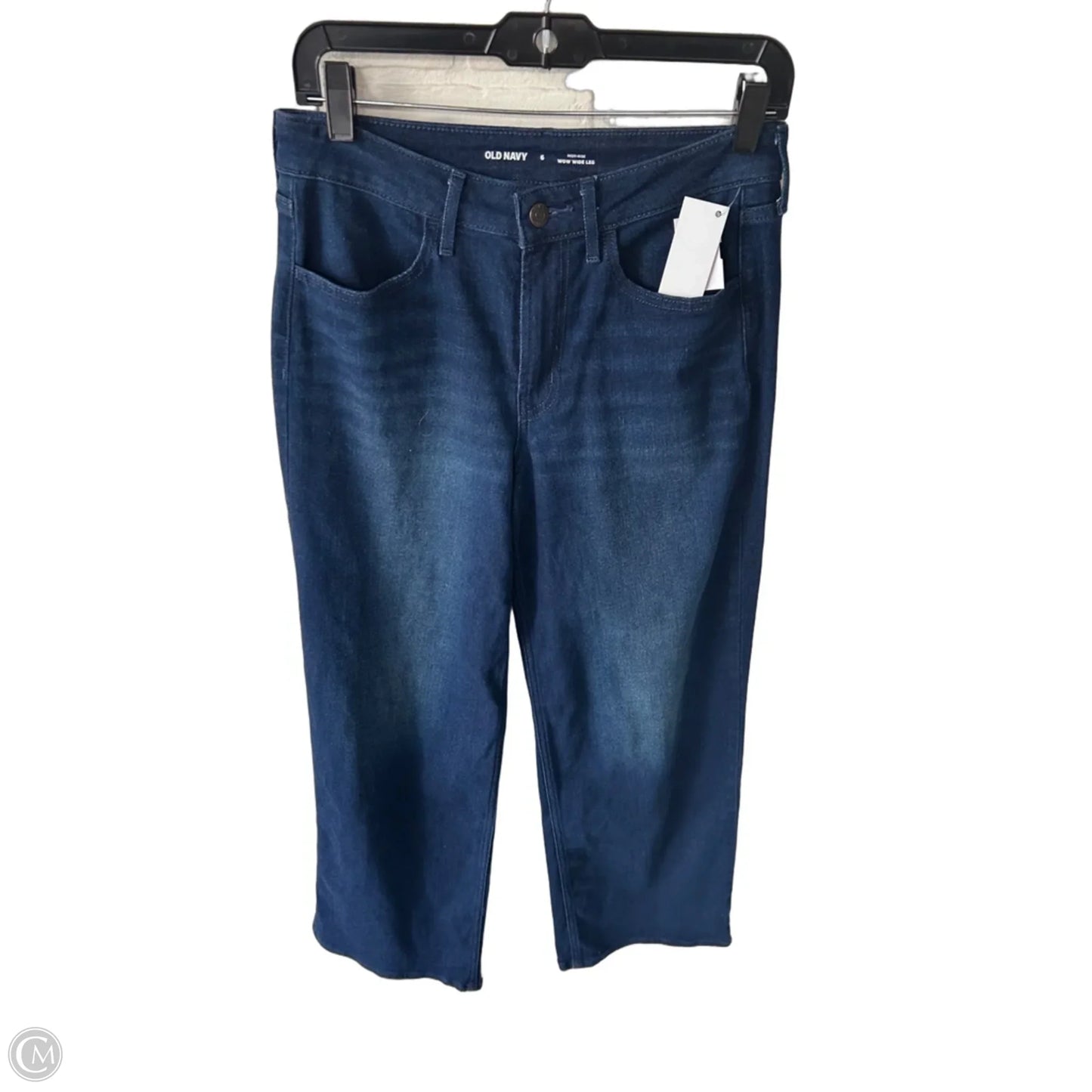 Jeans Wide Leg By Old Navy In Blue Denim, Size: 6