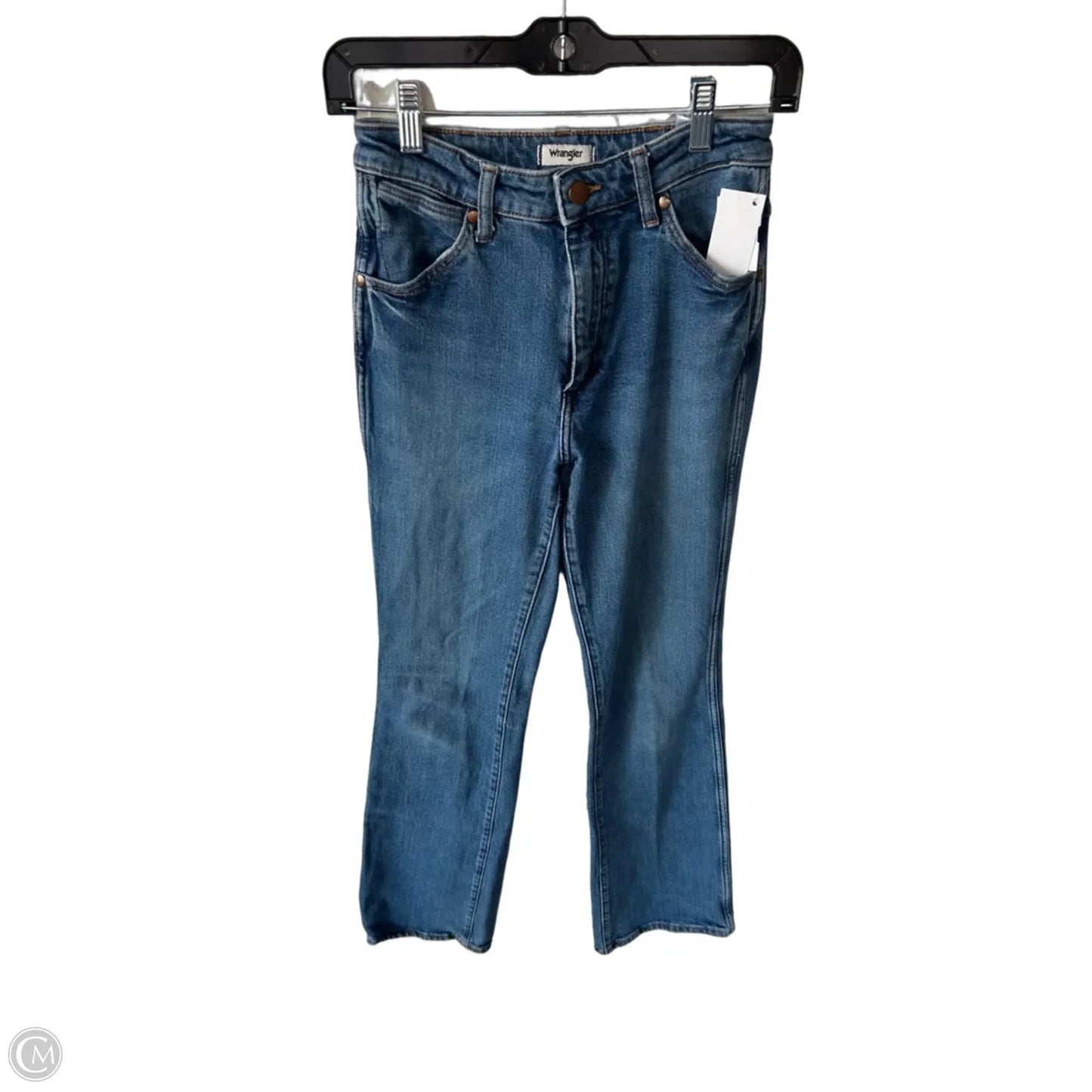 Jeans Boot Cut By Wrangler In Blue Denim, Size: 2