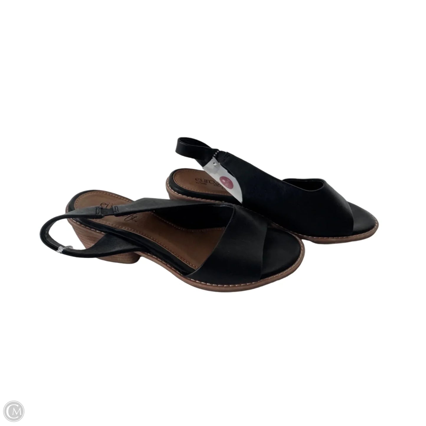 Sandals Heels Block By Sofft In Black, Size: 6.5