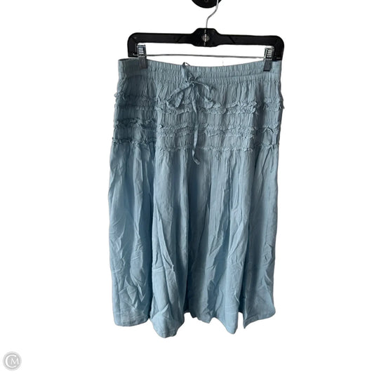 Skirt Maxi By Anthropologie In Blue, Size: 8