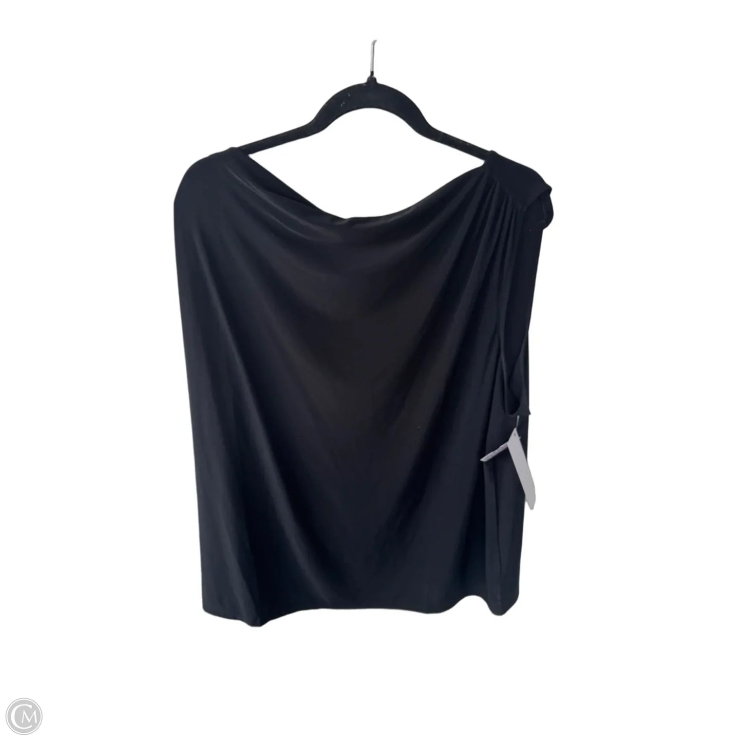Top Sleeveless By Lands End In Black, Size: 2x