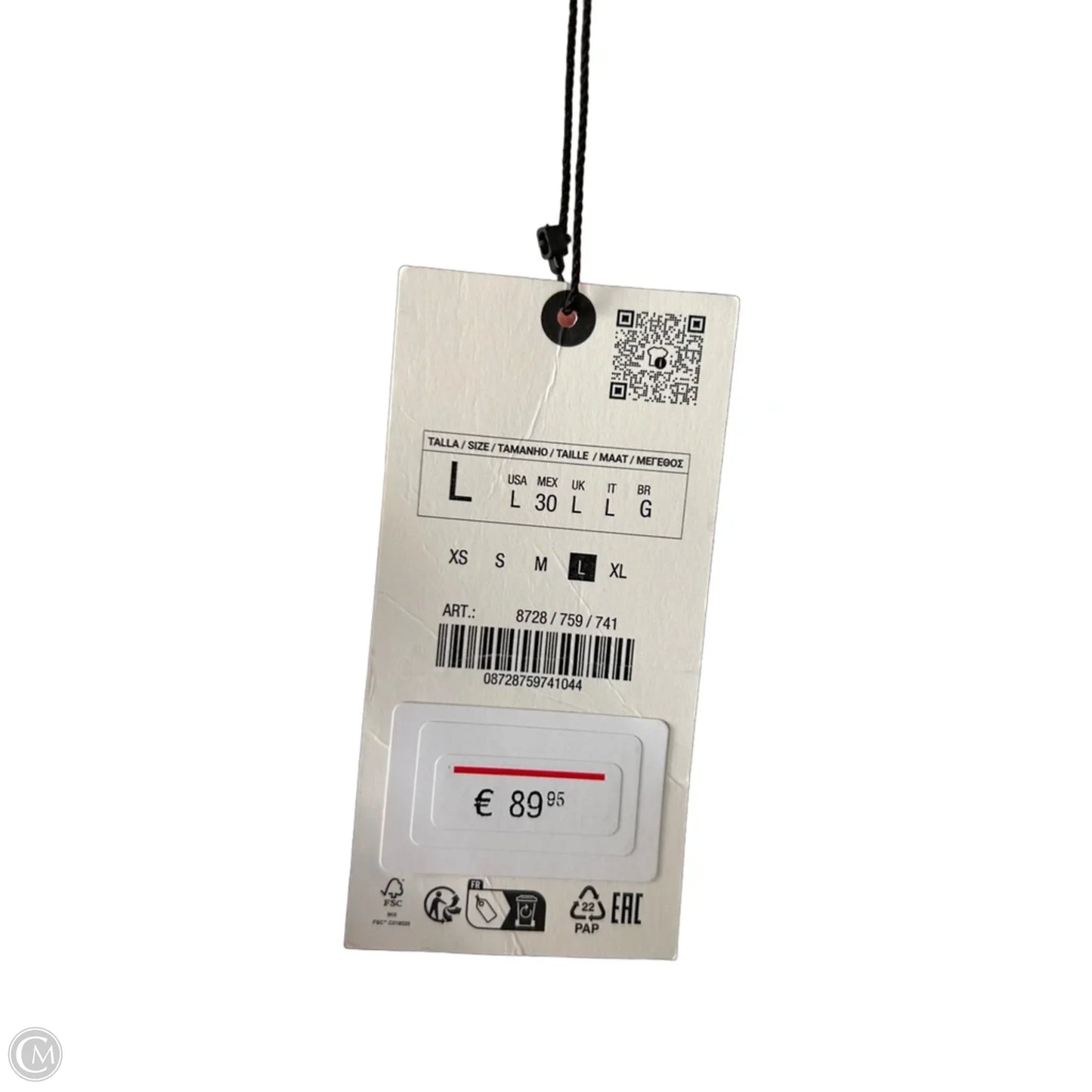 Dress Sweater By Zara In Beige, Size: L