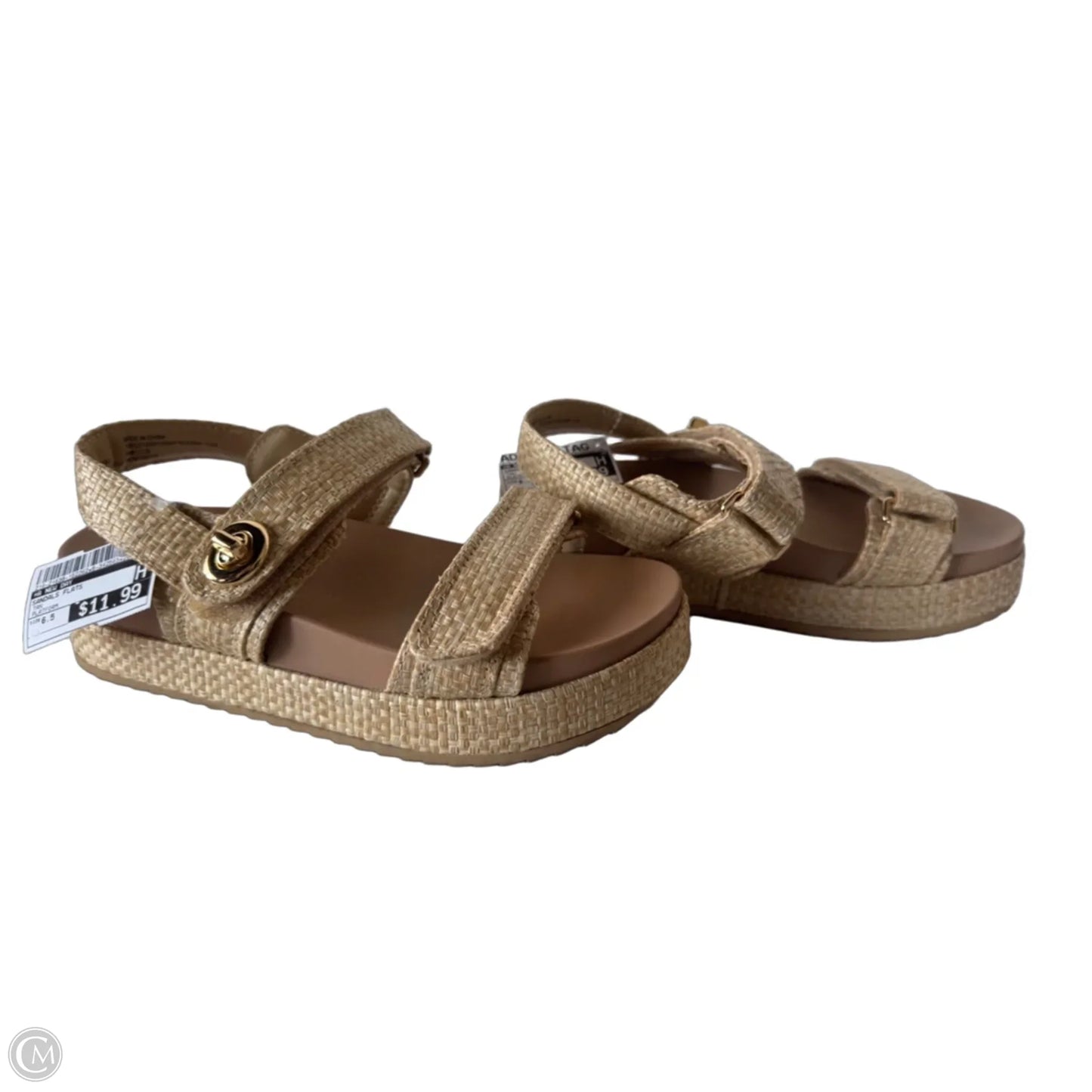 Sandals Flats By A New Day In Tan, Size: 6.5