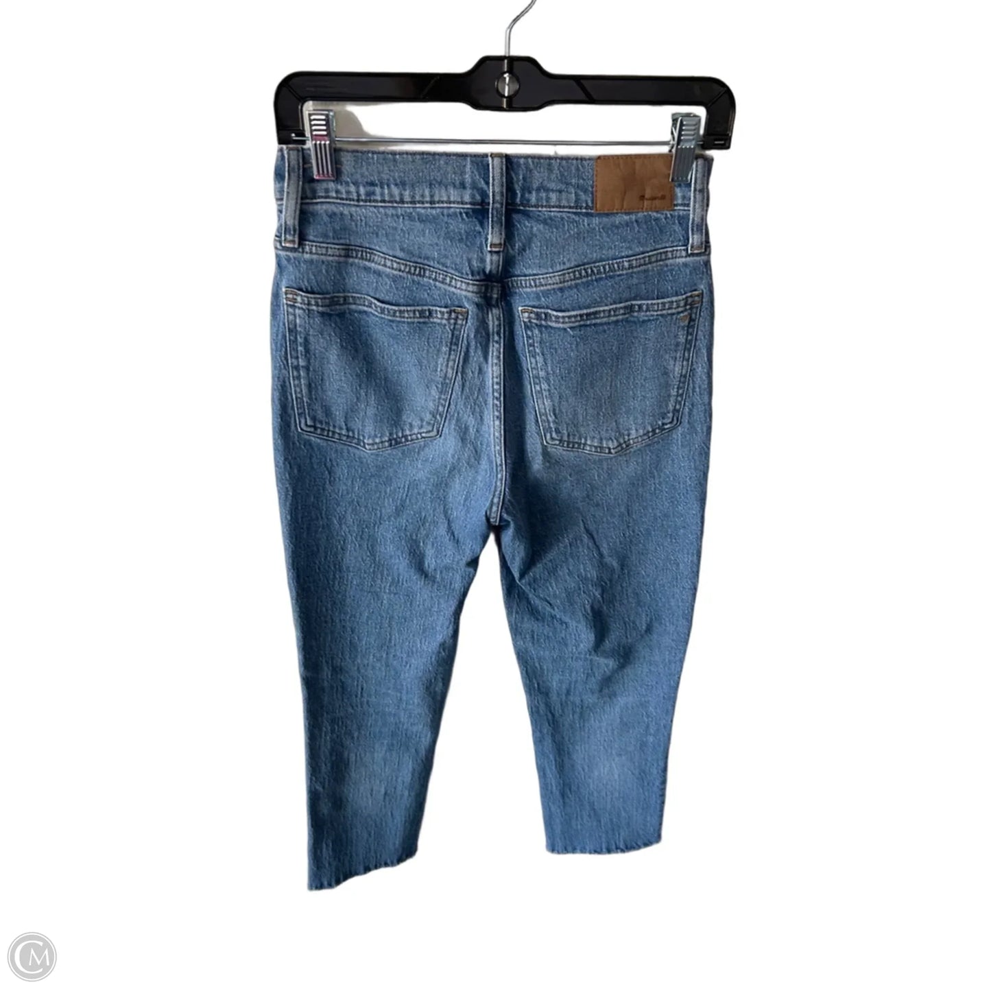 Jeans Straight By Madewell In Blue Denim, Size: 2