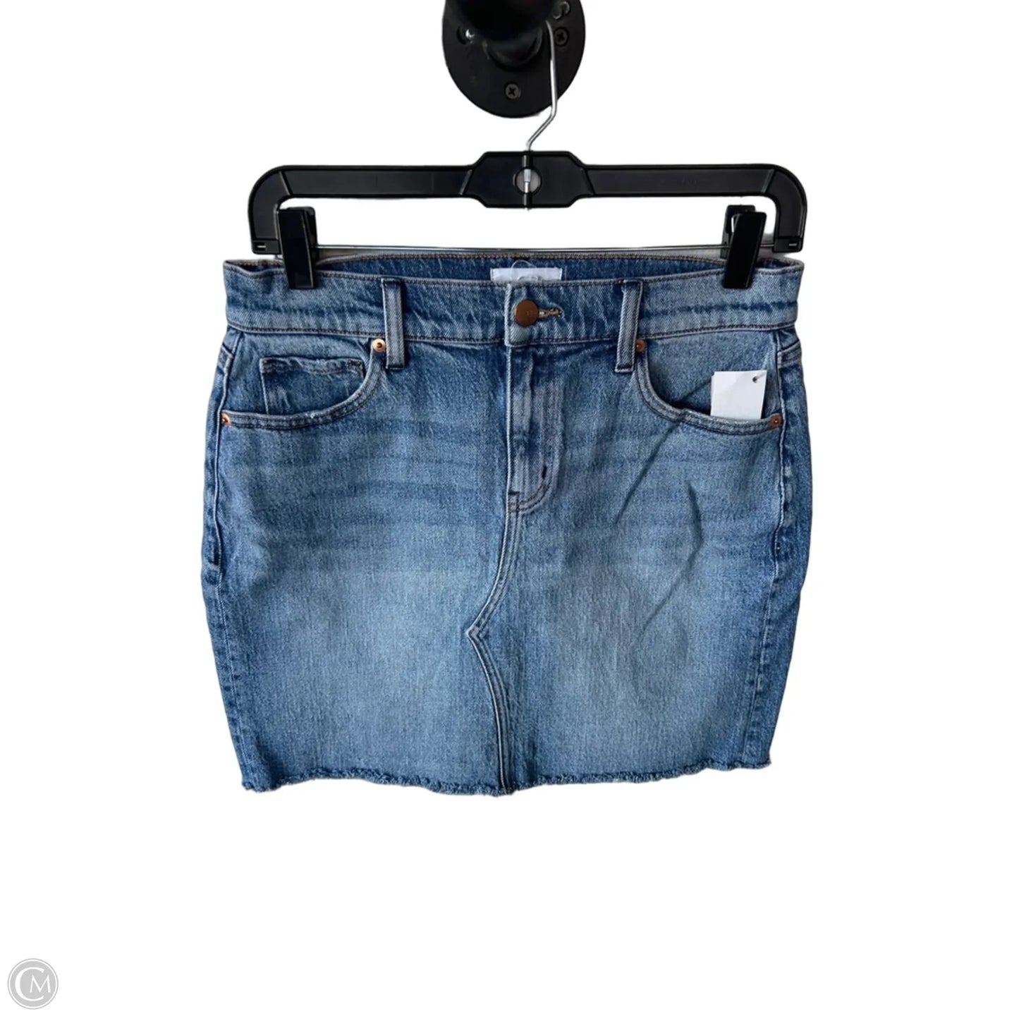 Skirt Mini & Short By Evereve In Blue Denim, Size: 6