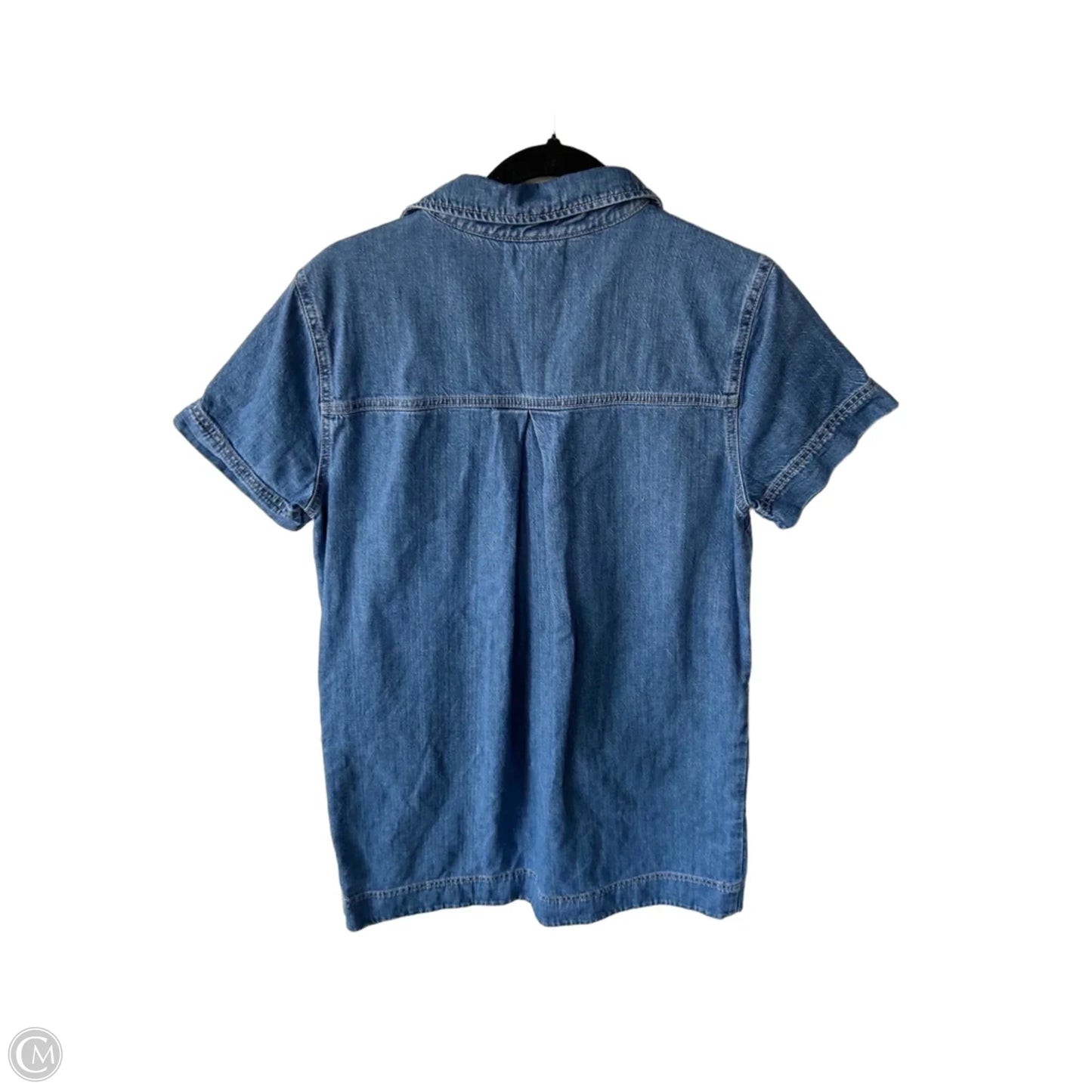 Dress Casual Short By Velvet By Graham & Spencer In Blue Denim, Size: M