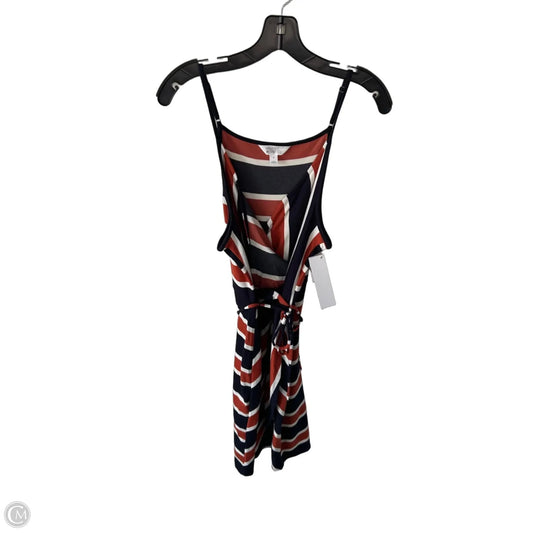 Dress Casual Midi By Market & Spruce In Blue & Orange, Size: Xl