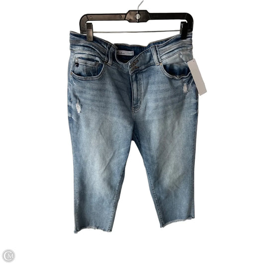 Jeans Straight By Kancan In Blue Denim, Size: 16