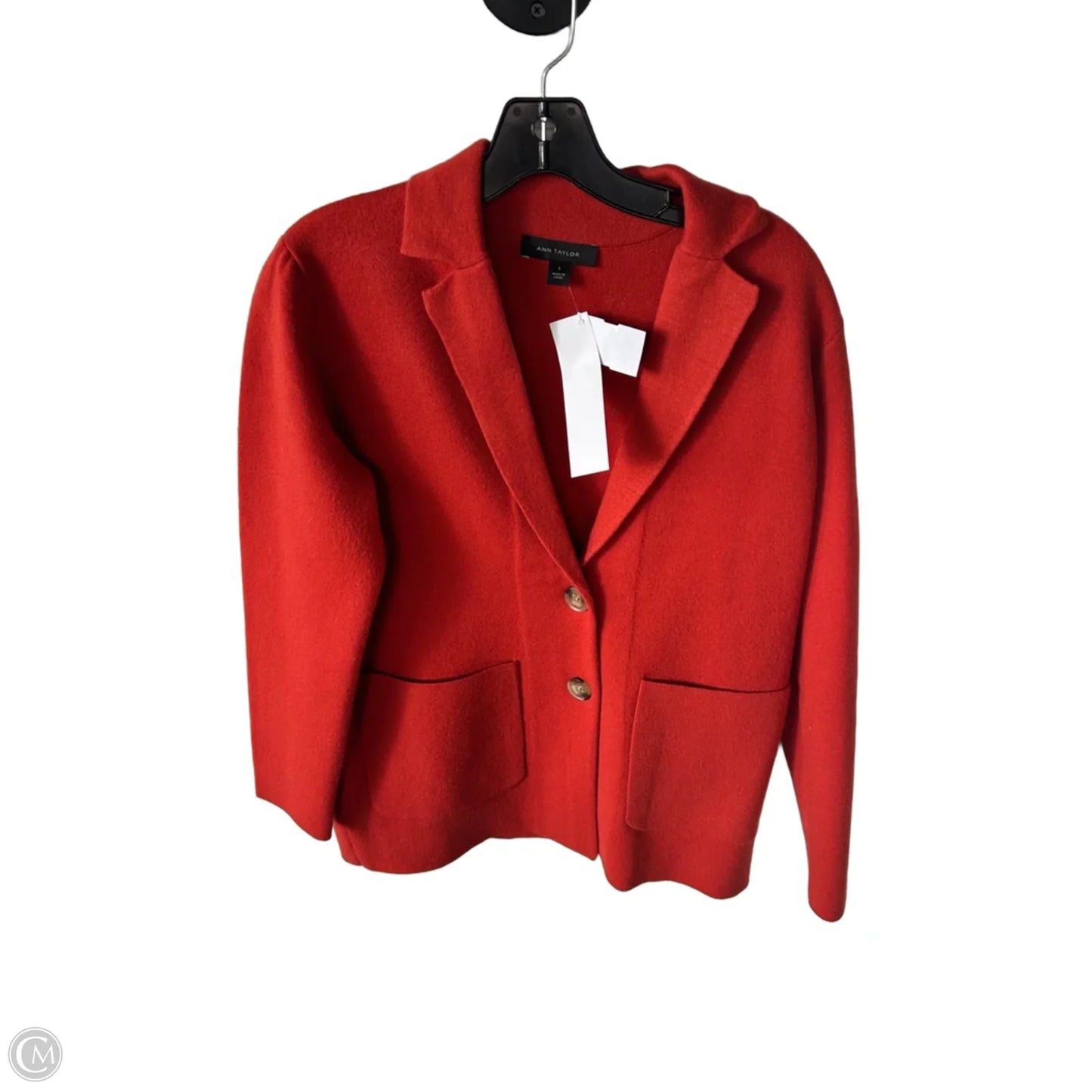 Blazer By Ann Taylor In Orange, Size: S
