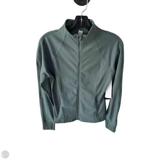 Athletic Jacket By 90 Degrees By Reflex In Green, Size: M