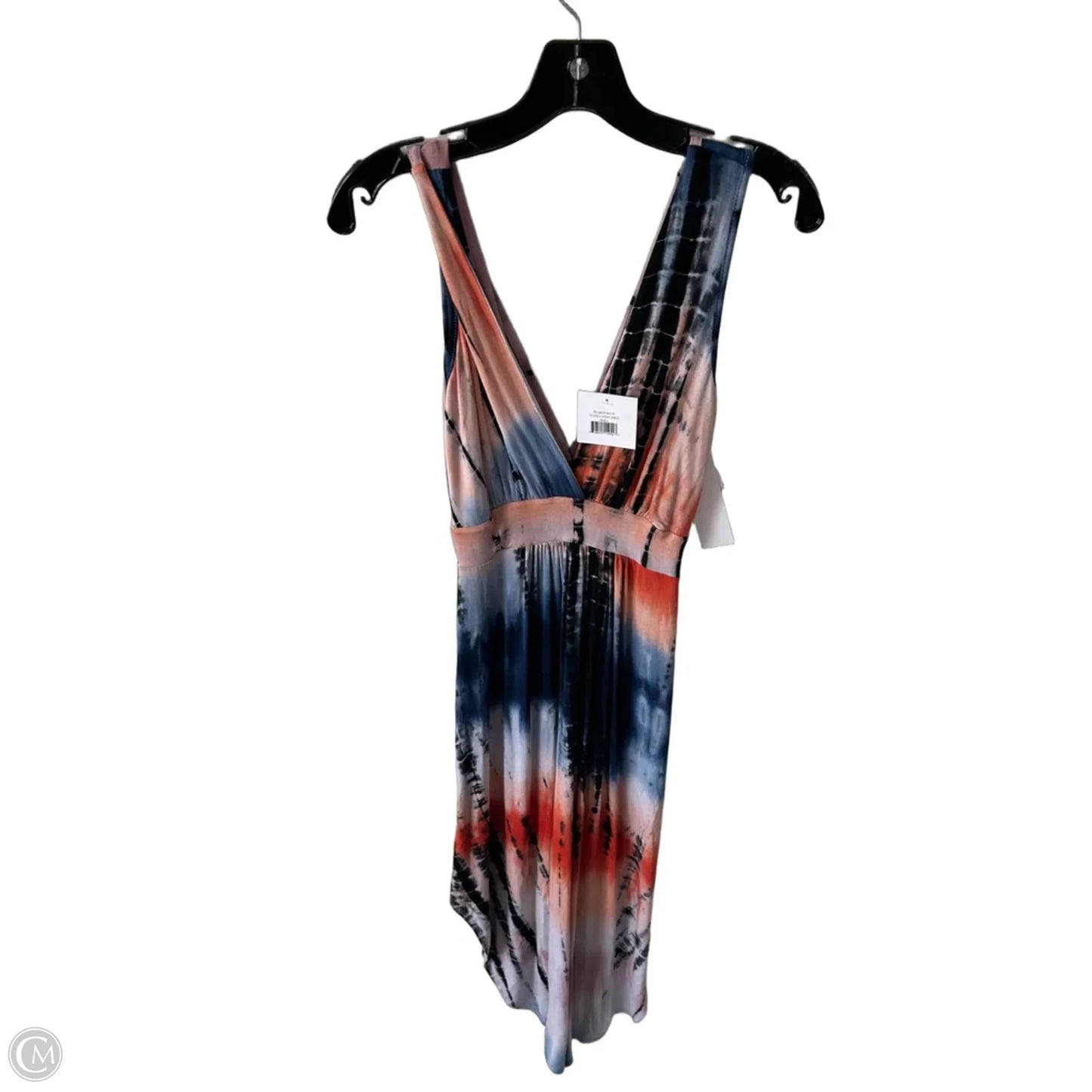 Dress Casual Maxi By Clothes Mentor In Black & Orange, Size: S