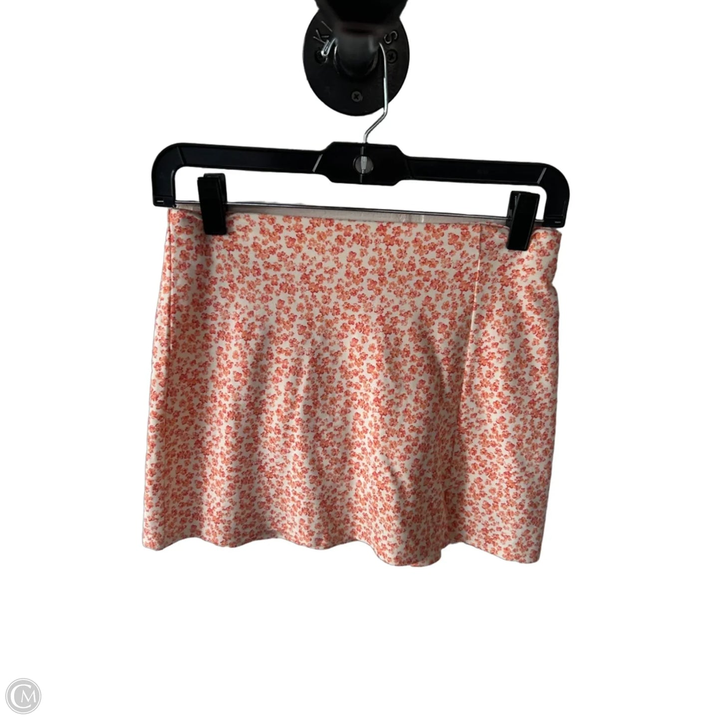 Skirt Mini & Short By American Eagle In Orange & White, Size: 0