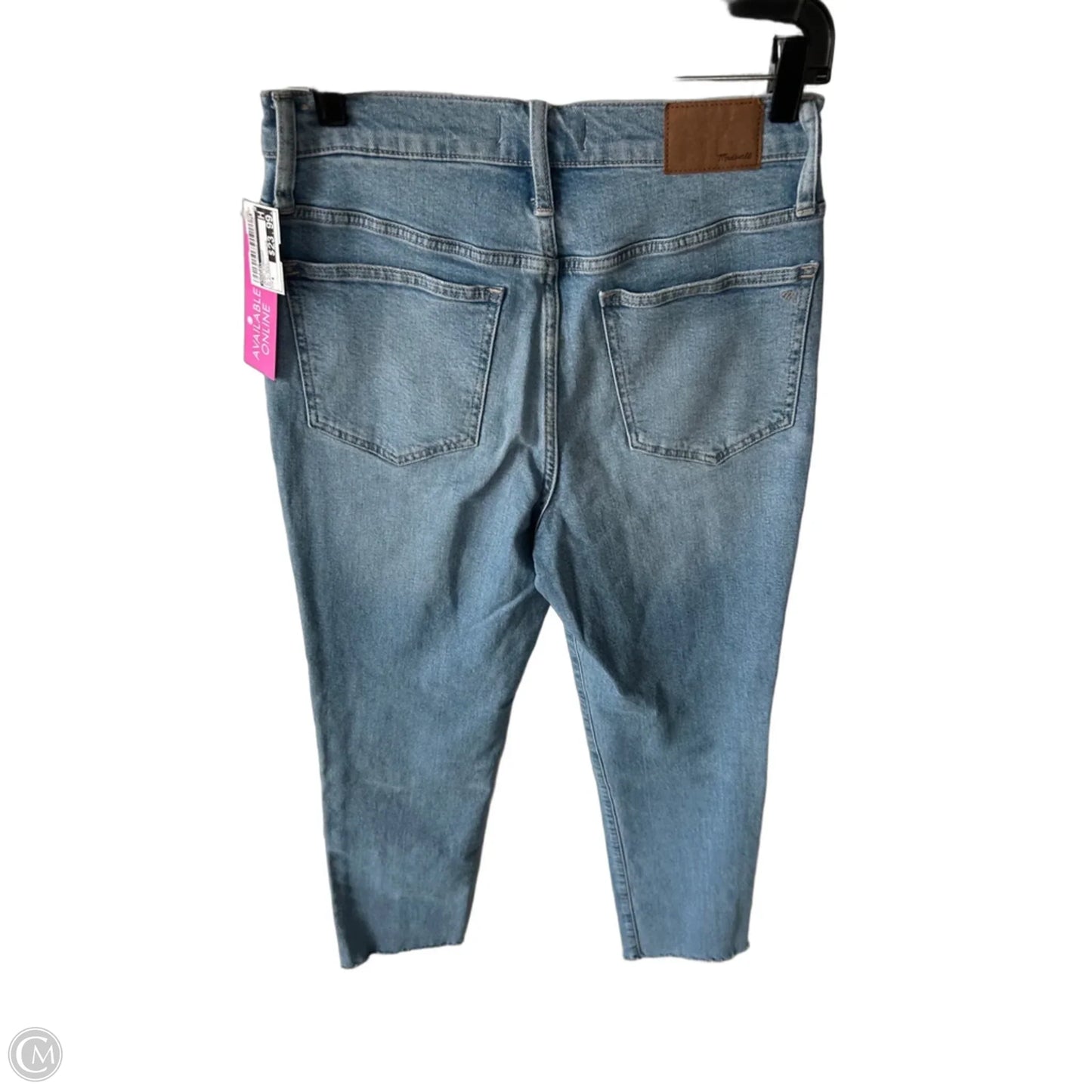 Jeans Straight By Madewell In Blue Denim, Size: 4