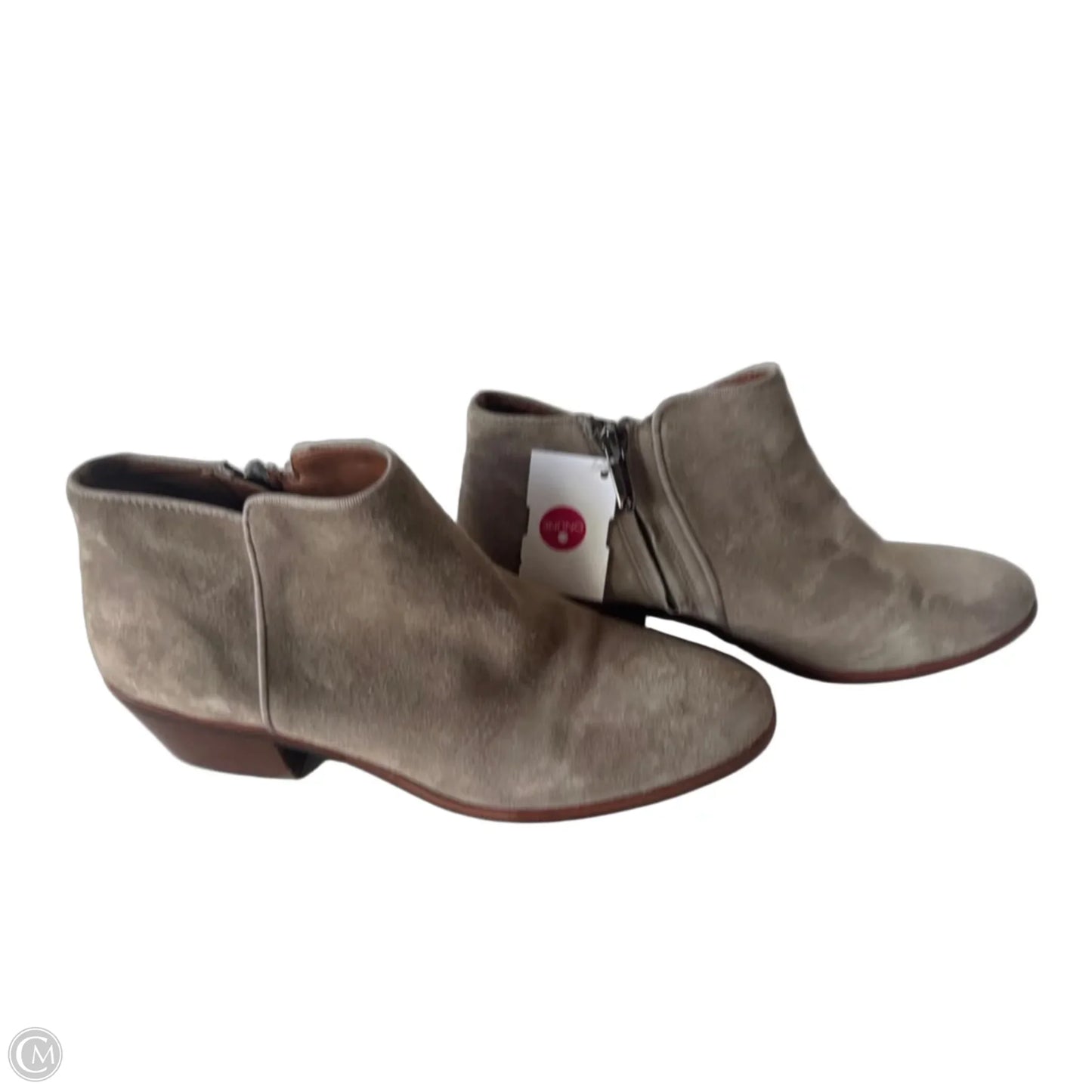 Boots Ankle Flats By Sam Edelman In Taupe, Size: 7
